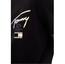 TOMMY JEANS REG CITY SIGN EXT T-SHIRT ΜΠΛΟΥΖΑ ΑΝΔΡΙΚΗ BLACK