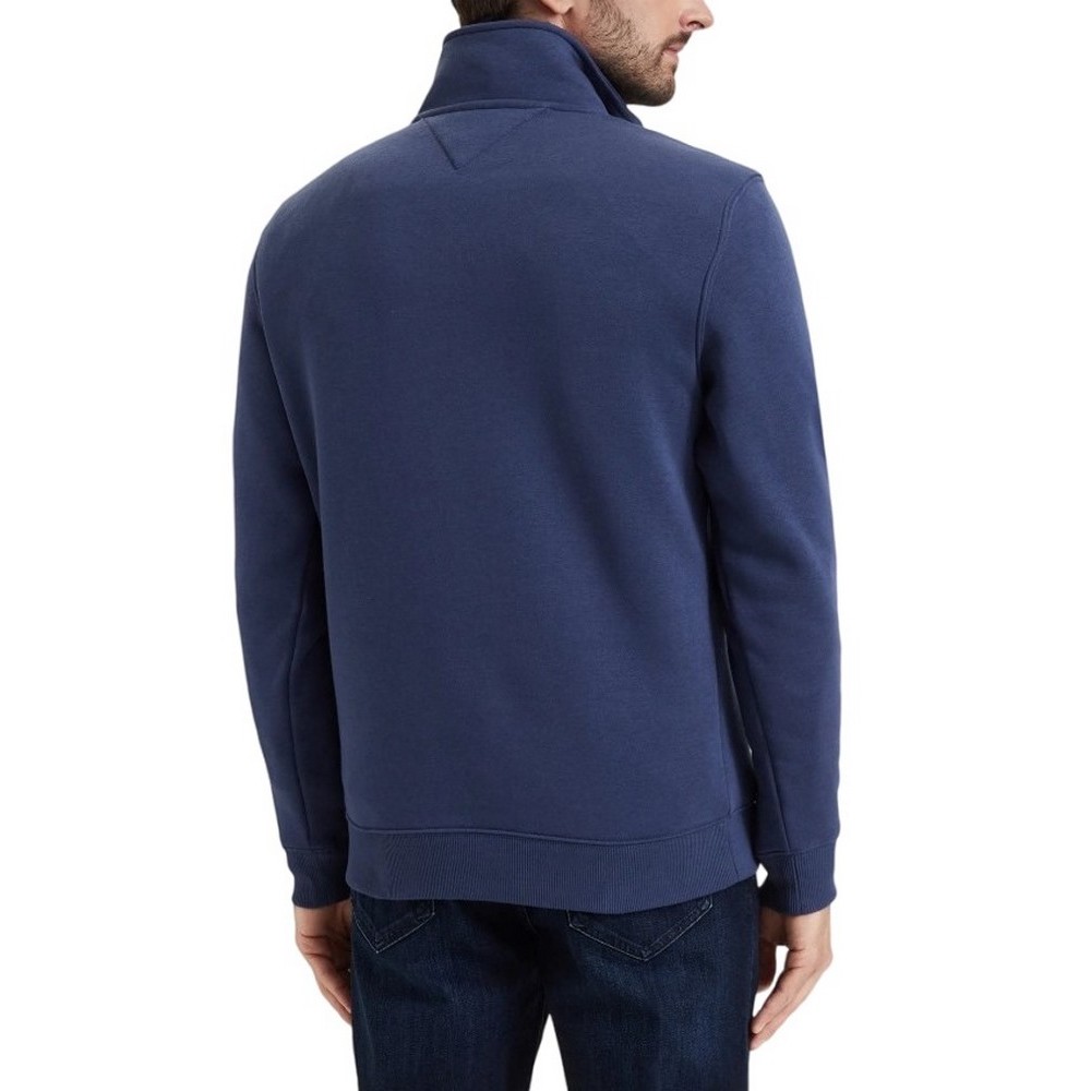 TOMMY JEANS REG FLEECE 1/4ZIP MOCK NECK ΜΠΛΟΥΖΑ ΦΟΥΤΕΡ ΑΝΔΡΙΚΗ BLUE