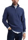 TOMMY JEANS REG FLEECE 1/4ZIP MOCK NECK ΜΠΛΟΥΖΑ ΦΟΥΤΕΡ ΑΝΔΡΙΚΗ BLUE