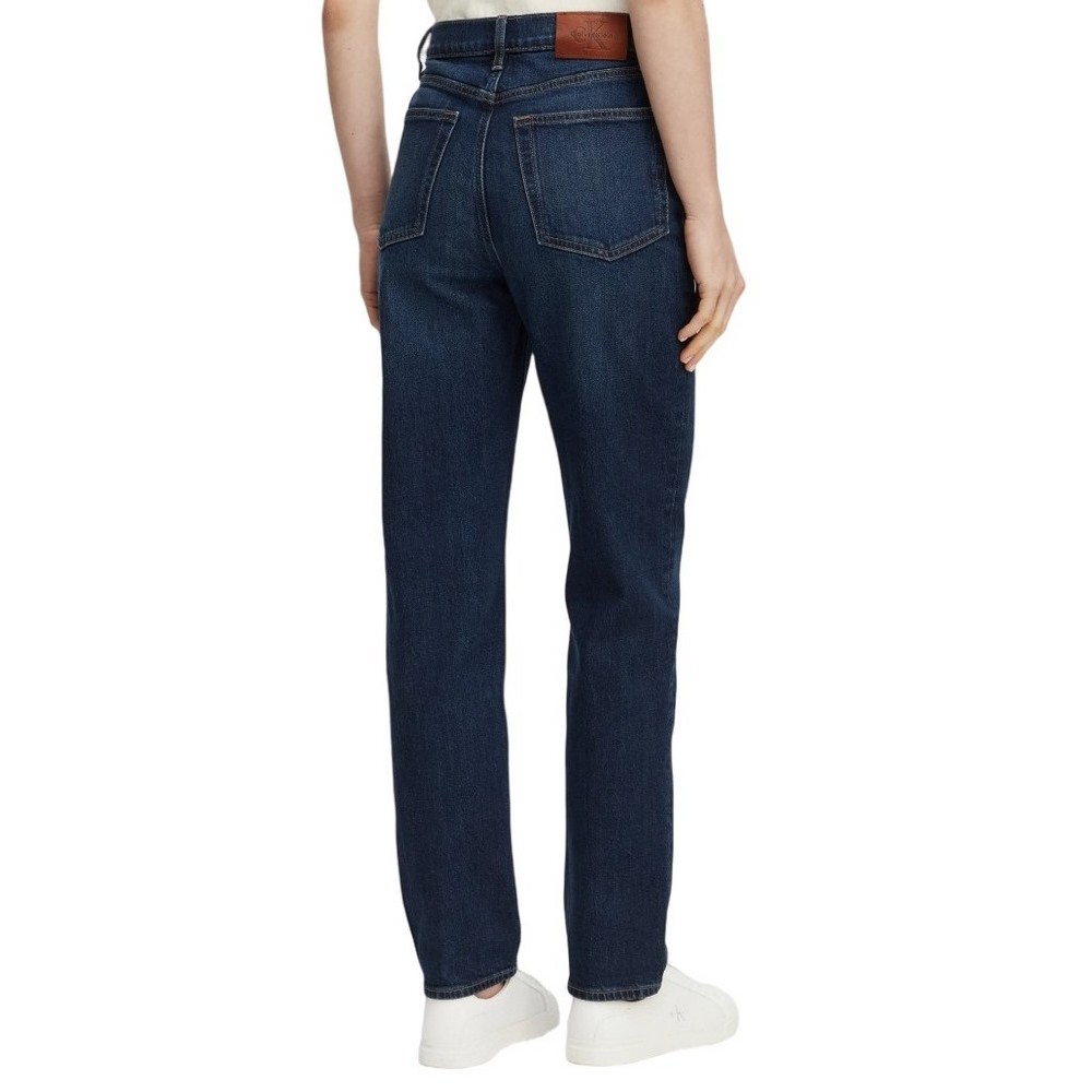 CLAVIN KLEIN JEANS NEW MOM JEAN THOMPSON ΤΖΙΝ ΠΑΝΤΕΛΟΝΙ ΓΥΝΑΙΚΕΙΟ DENIM DARK