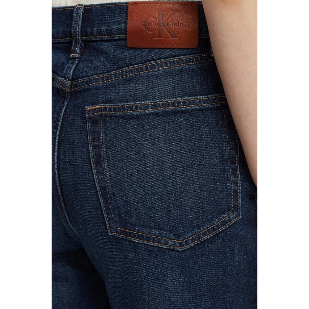 CLAVIN KLEIN JEANS NEW MOM JEAN THOMPSON ΤΖΙΝ ΠΑΝΤΕΛΟΝΙ ΓΥΝΑΙΚΕΙΟ DENIM DARK