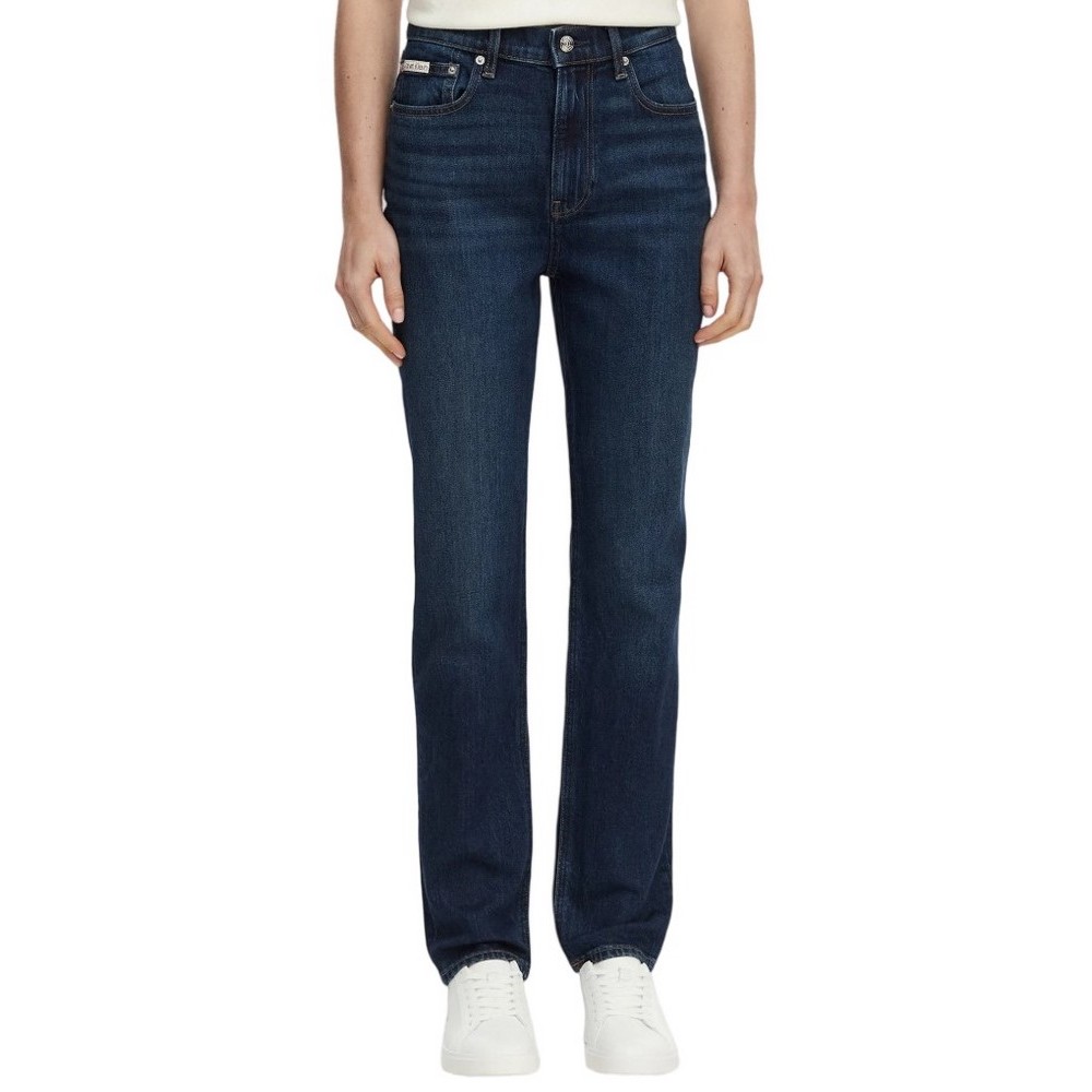 CLAVIN KLEIN JEANS NEW MOM JEAN THOMPSON ΤΖΙΝ ΠΑΝΤΕΛΟΝΙ ΓΥΝΑΙΚΕΙΟ DENIM DARK