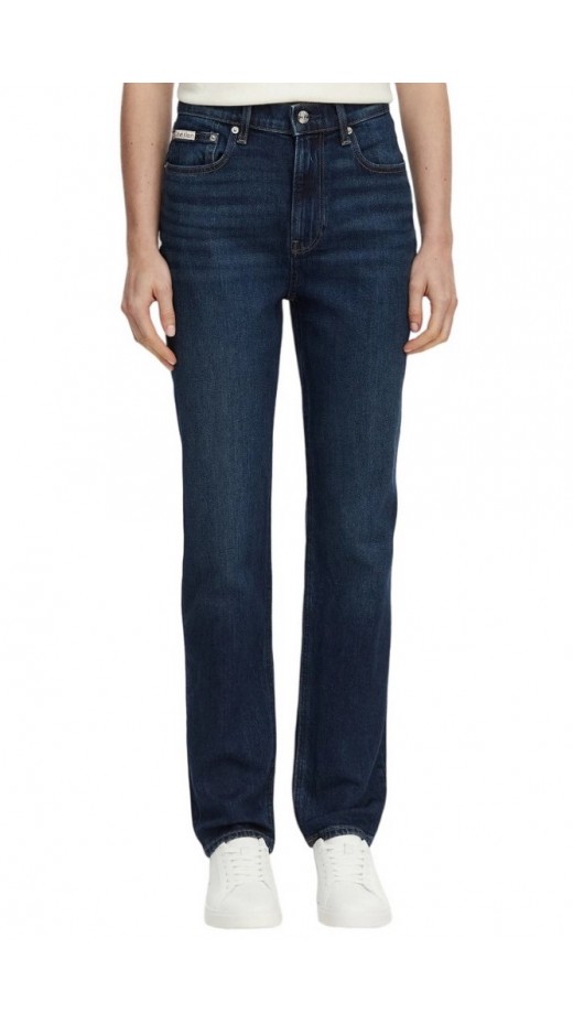 CLAVIN KLEIN JEANS NEW MOM JEAN THOMPSON ΤΖΙΝ ΠΑΝΤΕΛΟΝΙ ΓΥΝΑΙΚΕΙΟ DENIM DARK