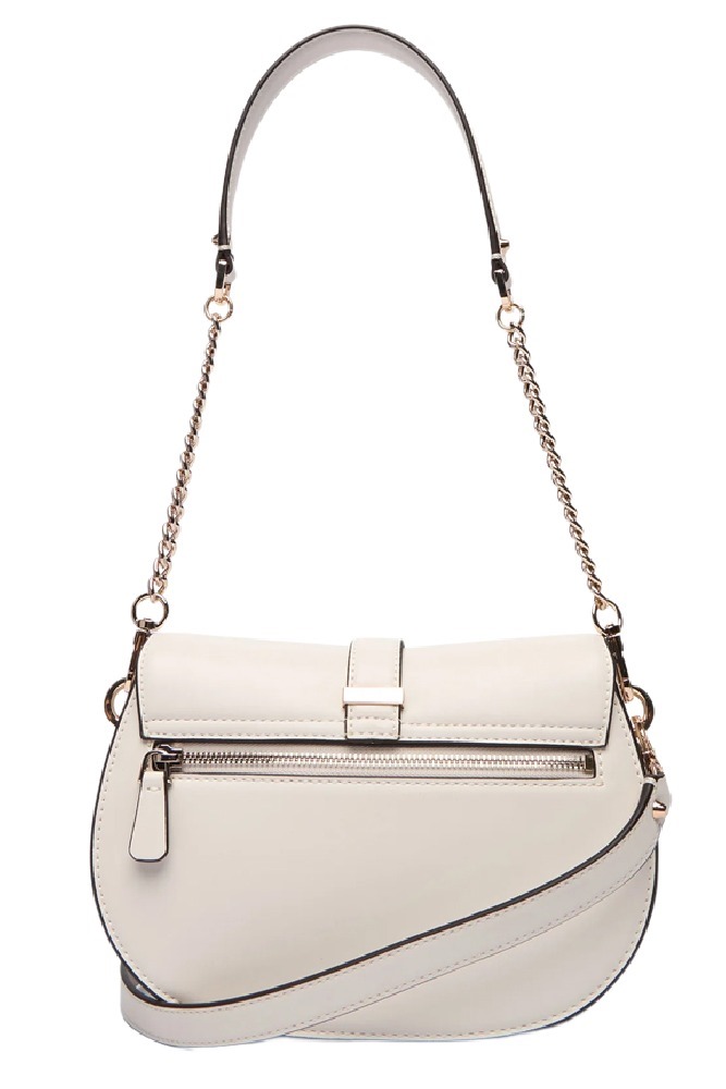 GUESS CARRIE FLAP SHOULDER BAG ΤΣΑΝΤΑ ΓΥΝΑΙΚΕΙΑ STONE
