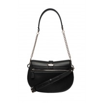 GUESS CARRIE FLAP SHOULDER BAG ΤΣΑΝΤΑ ΓΥΝΑΙΚΕΙΑ BLACK