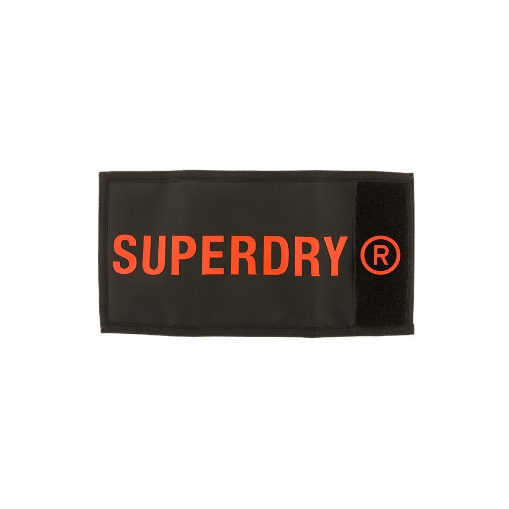 SUPERDRY D2 SDRY TARP TRI-FOLD WALLET UNISEX ΠΟΡΤΟΦΟΛΙ  ΑΝΔΡΙΚΟ BLACK