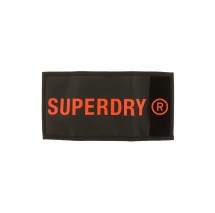 SUPERDRY D2 SDRY TARP TRI-FOLD WALLET UNISEX ΠΟΡΤΟΦΟΛΙ  ΑΝΔΡΙΚΟ BLACK