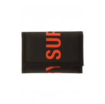 SUPERDRY D2 SDRY TARP TRI-FOLD WALLET UNISEX ΠΟΡΤΟΦΟΛΙ  ΑΝΔΡΙΚΟ BLACK