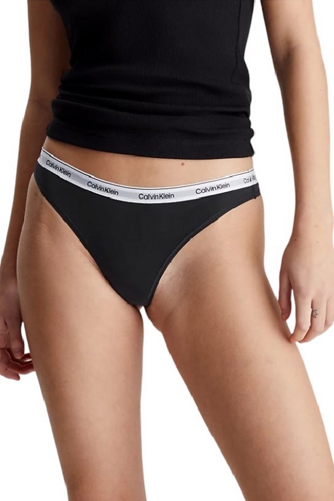 CALVIN KLEIN THONG 3PK ΕΣΩΡΟΥΧΟ ΓΥΝΑΙΚΕΙΟ BLACK