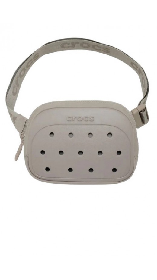 CROCS BELT BAG W EVA FRONT ΤΣΑΝΤΑ ΓΥΝΑΙΚΕΙΑ TAUPE