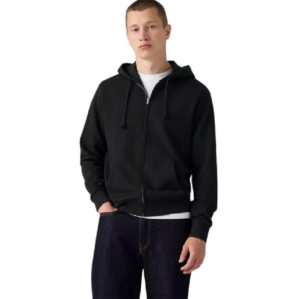 LEVIS THE ORIGINAL HM ZIP UP ΖΑΚΕΤΑ ΦΟΥΤΕΡ ΑΝΔΡΙΚΗ BLACK