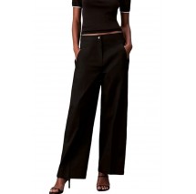 CALVIN KLEIN JEANS COTTON TWILL AOP LOGO STRIPE PAN ΠΑΝΤΕΛΟΝΙ ΓΥΝΑΙΚΕΙΟ BLACK