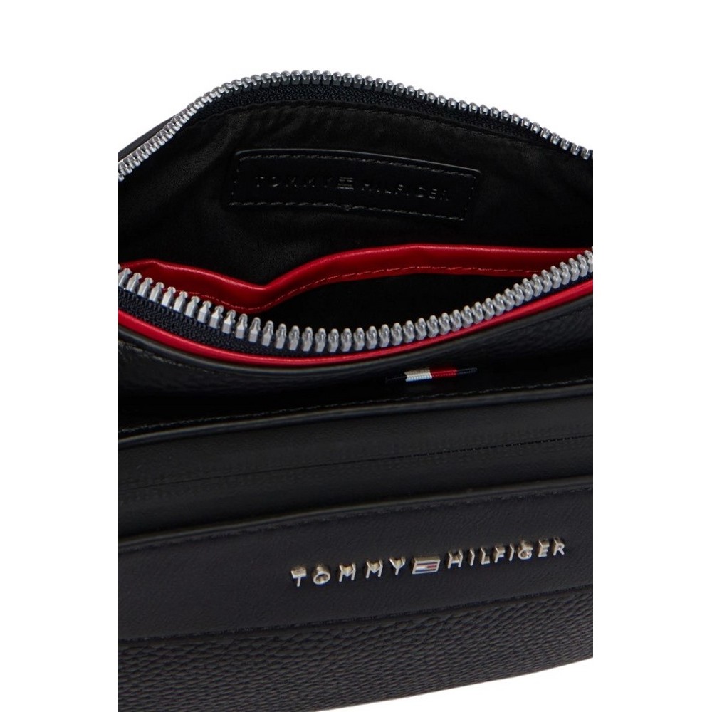 TOMMY HILFIGER CENTRAL BUMBAG ΤΣΑΝΤΑ ΑΝΔΡΙΚΗ BLACK