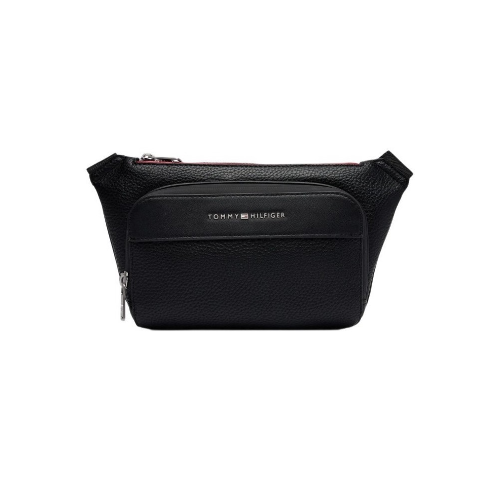 TOMMY HILFIGER CENTRAL BUMBAG ΤΣΑΝΤΑ ΑΝΔΡΙΚΗ BLACK