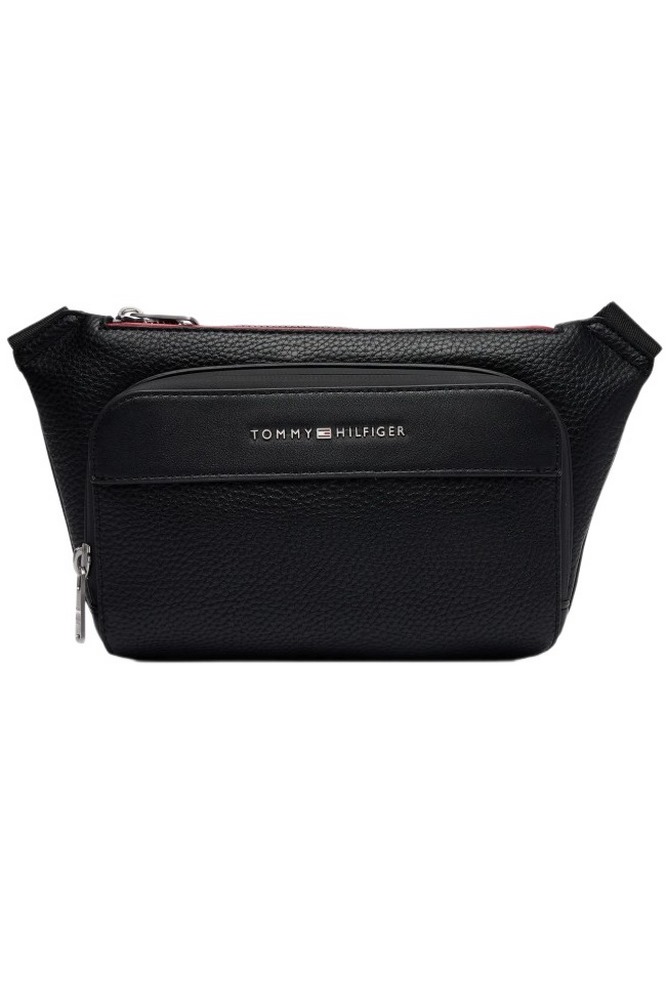 TOMMY HILFIGER CENTRAL BUMBAG ΤΣΑΝΤΑ ΑΝΔΡΙΚΗ BLACK