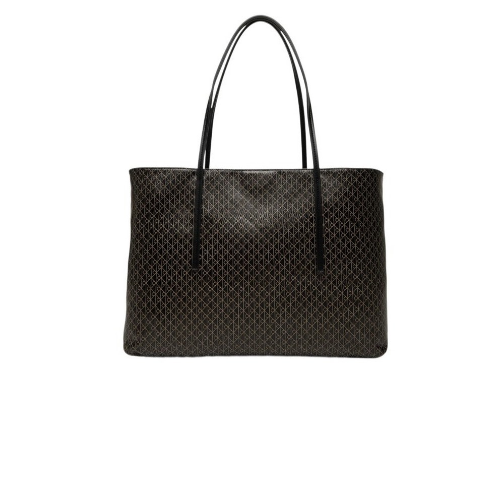 CALVIN KLEIN AOP TOTE W/ POUCH ON STRAP ΤΣΑΝΤΑ ΓΥΝΑΙΚΕΙΑ BLACK