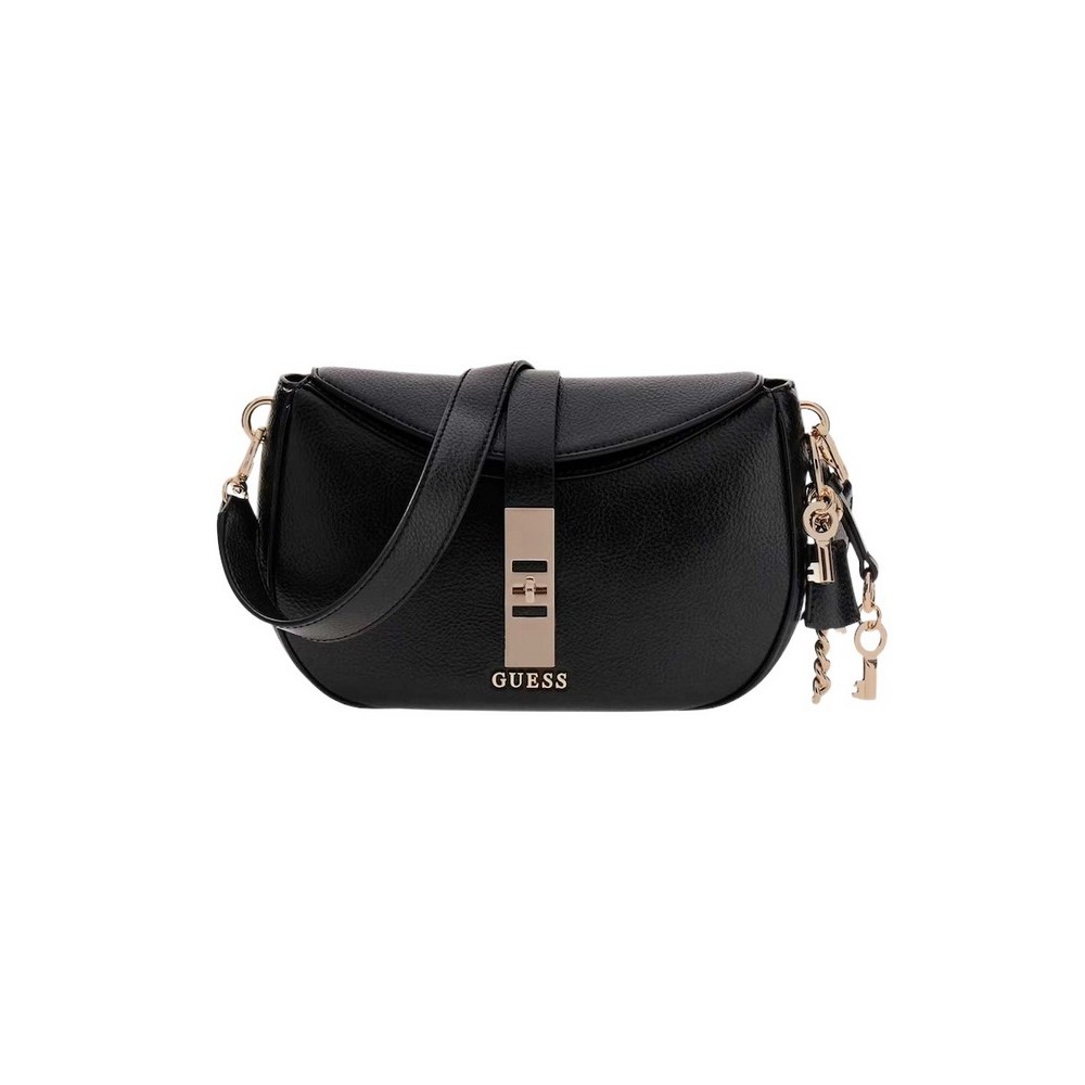 GUESS BROOKE SHOULDER BAG ΤΣΑΝΤΑ ΓΥΝΑΙΚΕΙΑ BLACK