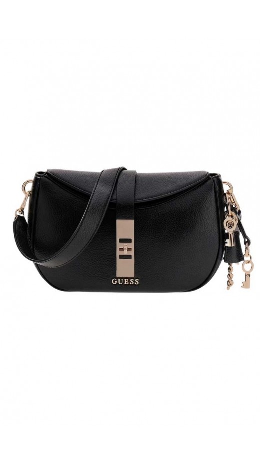 GUESS BROOKE SHOULDER BAG ΤΣΑΝΤΑ ΓΥΝΑΙΚΕΙΑ BLACK