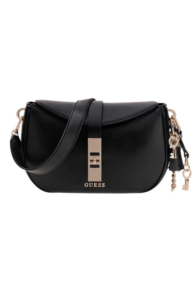 GUESS BROOKE SHOULDER BAG ΤΣΑΝΤΑ ΓΥΝΑΙΚΕΙΑ BLACK