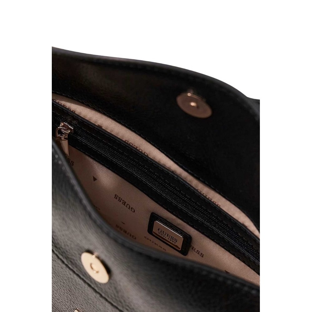 GUESS BROOKE SHOULDER BAG ΤΣΑΝΤΑ ΓΥΝΑΙΚΕΙΑ BLACK