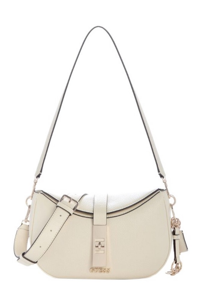 GUESS BROOKE SHOULDER BAG ΤΣΑΝΤΑ ΓΥΝΑΙΚΕΙΑ OFF WHITE