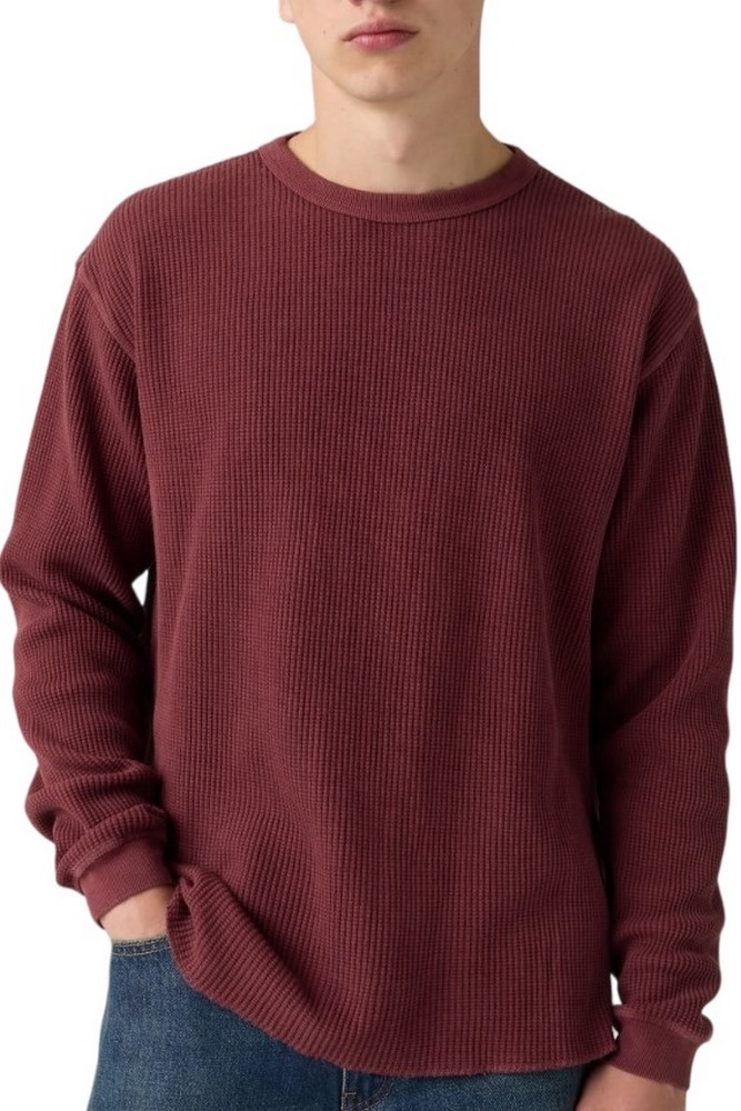 LEVIS RT RLX THERMAL TEE ΜΠΛΟΥΖΑ ΜΑΚΡΥΜΑΝΙΚΗ ΑΝΔΡΙΚΗ RED