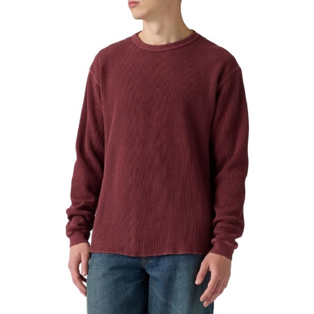 LEVIS RT RLX THERMAL TEE ΜΠΛΟΥΖΑ ΜΑΚΡΥΜΑΝΙΚΗ ΑΝΔΡΙΚΗ RED