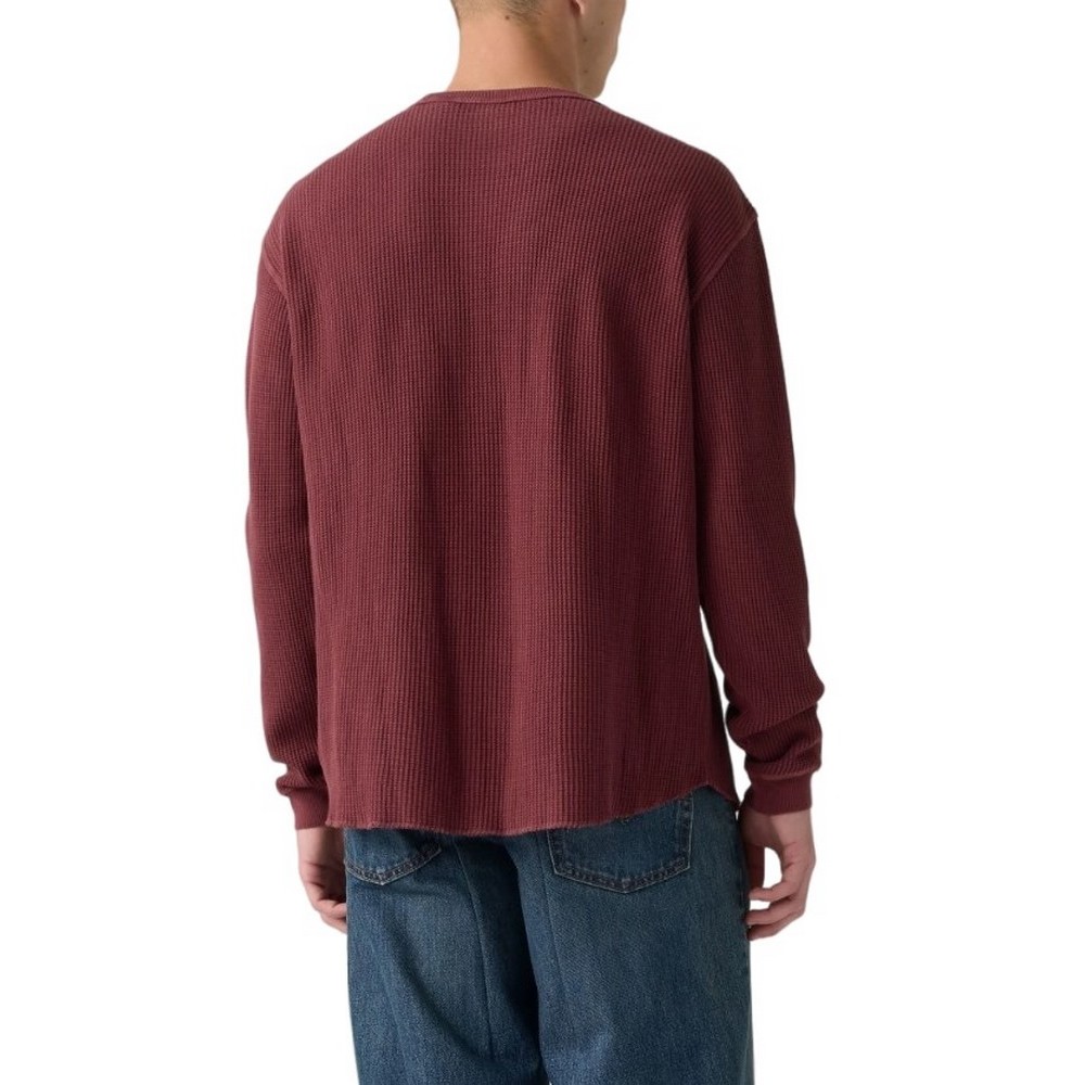 LEVIS RT RLX THERMAL TEE ΜΠΛΟΥΖΑ ΜΑΚΡΥΜΑΝΙΚΗ ΑΝΔΡΙΚΗ RED
