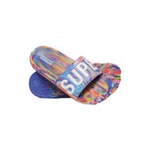 SUPERDRY MARBLE VEGAN POOL SLIDE ΠΑΝΤΟΦΛΑ ΓΥΝΑΙΚΕΙΟ MULTI