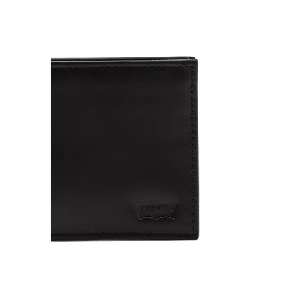 LEVIS® CASUAL CLASSICS HUNTE COIN BIFOLD-BATWING ΠΟΡΤΟΦΟΛΙ ΑΝΔΡΙΚΟ BLACK