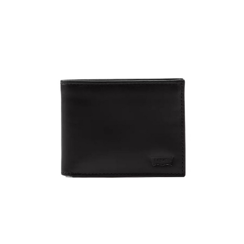 LEVIS® CASUAL CLASSICS HUNTE COIN BIFOLD-BATWING ΠΟΡΤΟΦΟΛΙ ΑΝΔΡΙΚΟ BLACK