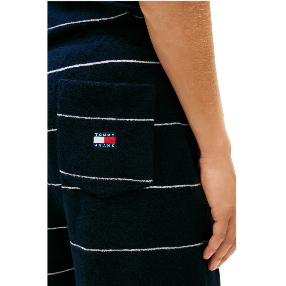 TOMMY JEANS TOWELING BEACH SHORT ΒΕΡΜΟΥΔΑ ΑΝΔΡΙΚΗ NAVY