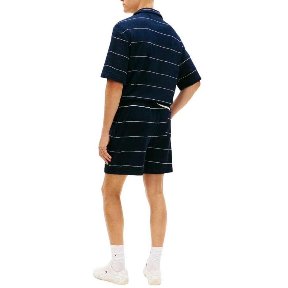 TOMMY JEANS TOWELING BEACH SHORT ΒΕΡΜΟΥΔΑ ΑΝΔΡΙΚΗ NAVY
