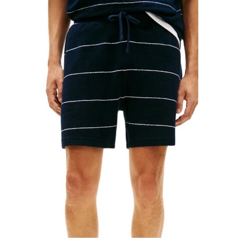 TOMMY JEANS TOWELING BEACH SHORT ΒΕΡΜΟΥΔΑ ΑΝΔΡΙΚΗ NAVY