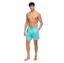 SUPERDRY VINTAGE POLO 17" SWIM SHORT ΜΑΓΙΟ ΑΝΔΡΙΚΟ AQUA