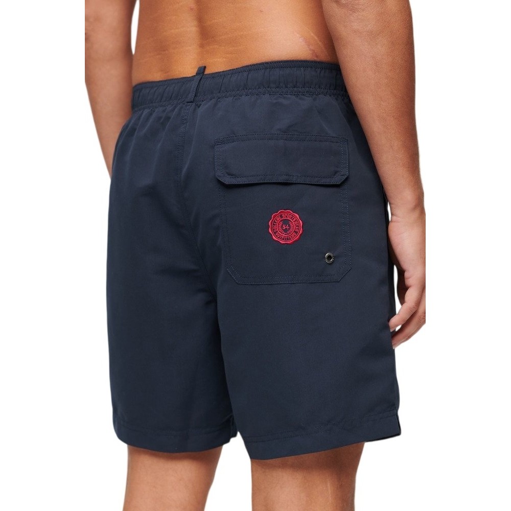 SUPERDRY VINTAGE POLO 17" SWIM SHORT ΜΑΓΙΟ ΑΝΔΡΙΚΟ NAVY