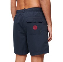 SUPERDRY VINTAGE POLO 17" SWIM SHORT ΜΑΓΙΟ ΑΝΔΡΙΚΟ NAVY