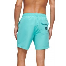 SUPERDRY VINTAGE POLO 17" SWIM SHORT ΜΑΓΙΟ ΑΝΔΡΙΚΟ AQUA