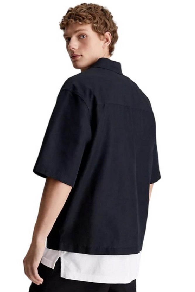 CALVIN KLEIN JEANS LINEN SHIRT ΠΟΥΚΑΜΙΣΟ ΓΥΝΑΙΚΕΙΟ BLACK