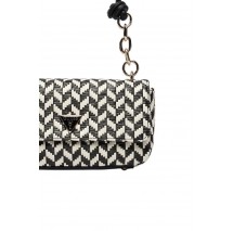 GUESS TESSI FLAP SHOULDER BAG ΤΣΑΝΤΑ ΓΥΝΑΙΚΕΙΑ BLACK