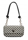 GUESS TESSI FLAP SHOULDER BAG ΤΣΑΝΤΑ ΓΥΝΑΙΚΕΙΑ BLACK