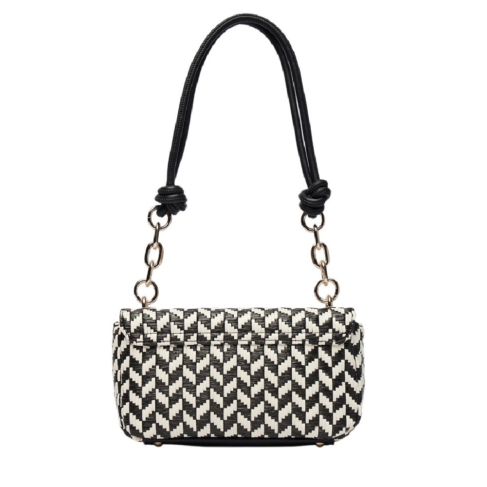 GUESS TESSI FLAP SHOULDER BAG ΤΣΑΝΤΑ ΓΥΝΑΙΚΕΙΑ BLACK