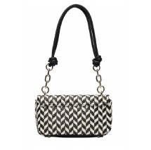 GUESS TESSI FLAP SHOULDER BAG ΤΣΑΝΤΑ ΓΥΝΑΙΚΕΙΑ BLACK