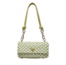 GUESS TESSI FLAP SHOULDER BAG ΤΣΑΝΤΑ ΓΥΝΑΙΚΕΙΑ OLIVE