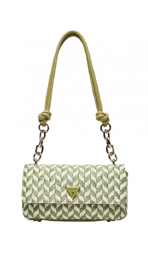 GUESS TESSI FLAP SHOULDER BAG ΤΣΑΝΤΑ ΓΥΝΑΙΚΕΙΑ OLIVE