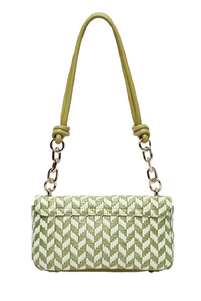 GUESS TESSI FLAP SHOULDER BAG ΤΣΑΝΤΑ ΓΥΝΑΙΚΕΙΑ OLIVE