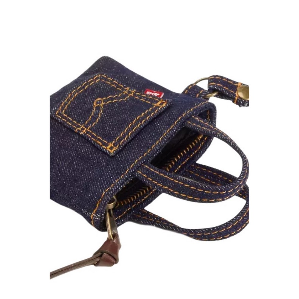 LEVIS MINI BACKPOCKET TOTE CHARM ΜΠΡΕΛΟΚ ΓΥΝΑΙΚΕΙΟ DARK INDIGO