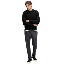SUPERDRY TEXTURE KNIT SWEATER ΜΠΛΟΥΖΑ ΠΛΕΚΤΗ ΑΝΔΡΙΚΗ BLACK