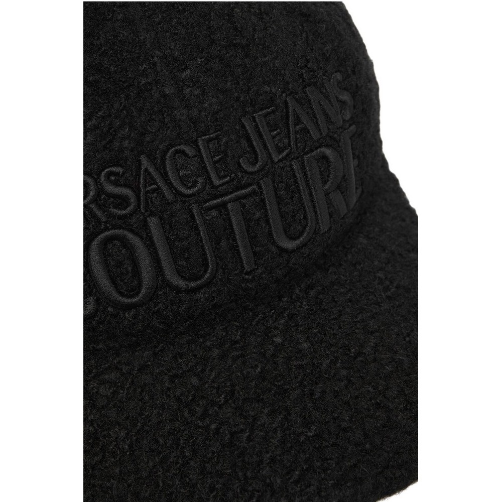 VERSACE JEANS COUTURE BASEBALL CAP WITH CENTRAL SEWING CIRCONFERENZA ΚΑΠΕΛΟ ΓΥΝΑΙΚΕΙΟ BLACK