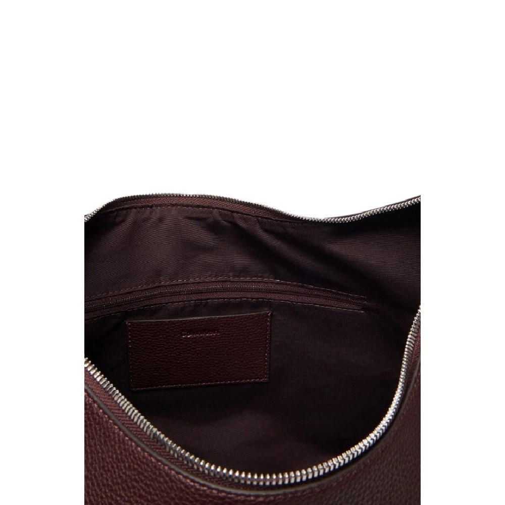 CALVIN KLEIN WEBBING STRAP MD SHOULDER BAG ΤΣΑΝΤΑ ΓΥΝΑΙΚΕΙΑ BORDEAUX
